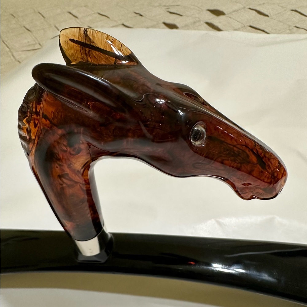 Vintage  Oerre Racalcati Lucite horse hangers - Picture 6 of 14